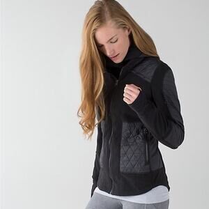 LULULEMON Fleecy Keen Jacket III Black Sz 8